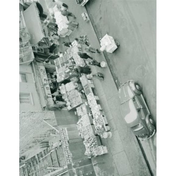 USA New York New York City Outdoor Fruit Market at 9th Avenue & 41stStreet Poster Print