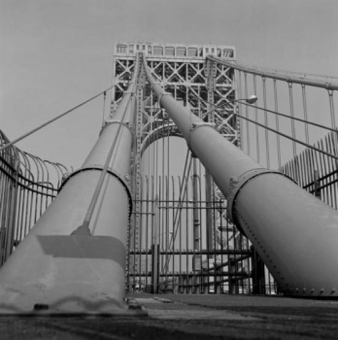 USA New York State New York City Angular study of George Washington Bridge Canvas Art - (24 x 36)