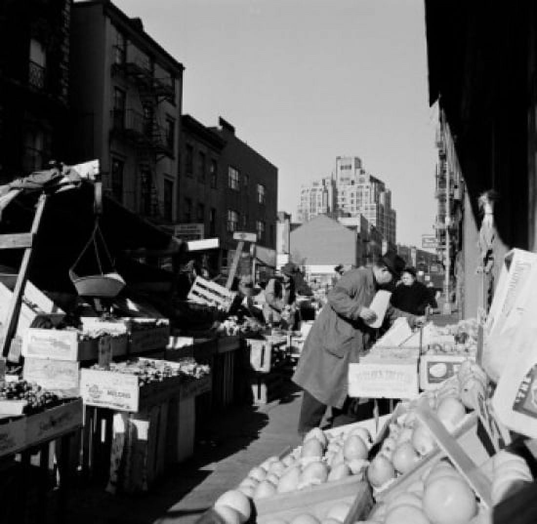 USA New York State New York City Bleeker Street market Canvas Art - (18 x 24)
