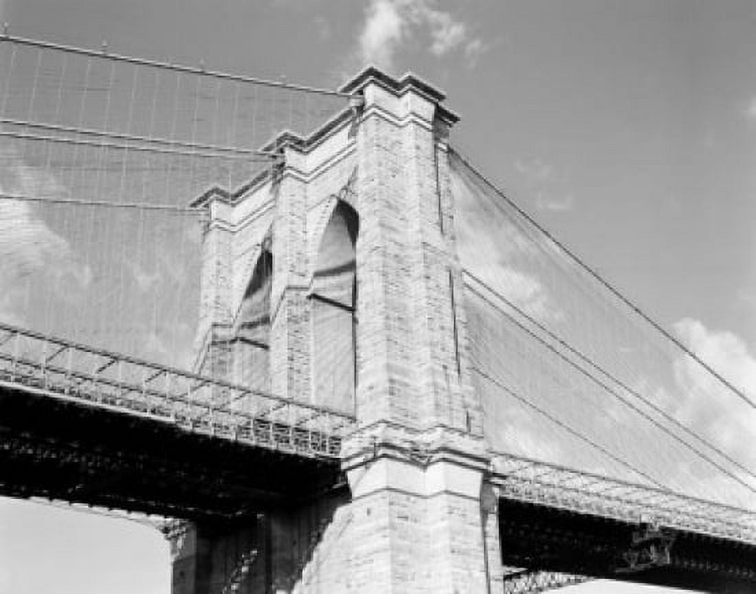 USA New York State New York City Brooklyn Bridge Canvas Art - (24 x 36)