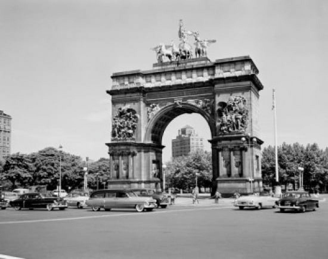 USA New York State New York City Brooklyn Grand Army Plaza at Prospect Park Canvas Art - (24 x 36)