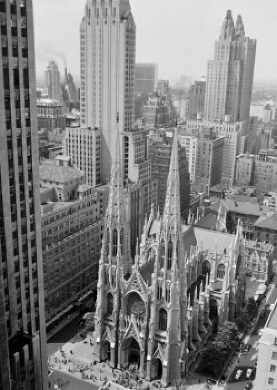 USA New York State New York City Fifth Avenue 49th to 50th Streets Saint Patricks Cathedral Canvas Art - (18 x 24)