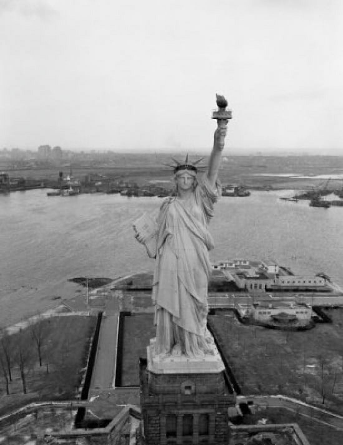 USA New York State New York City Liberty Island Statue of Liberty Canvas Art - (24 x 36)