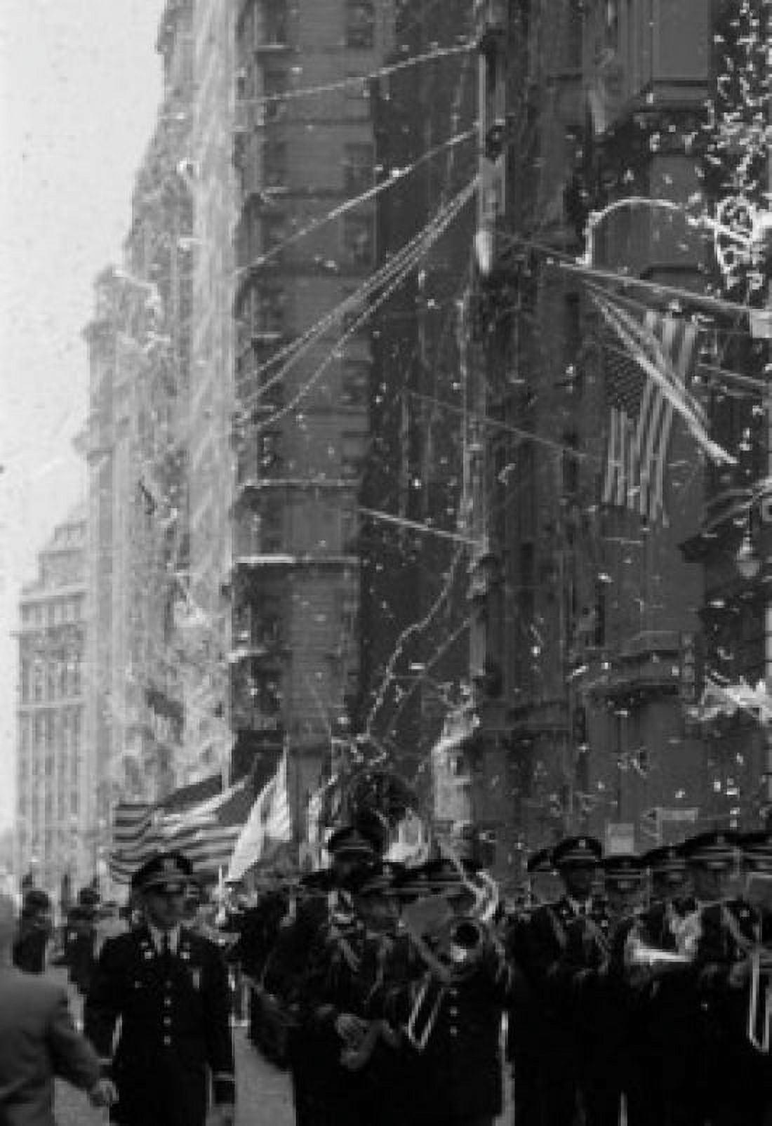 USA New York State New York City Lower Broadway parade midst ticker tape Canvas Art - (24 x 36)