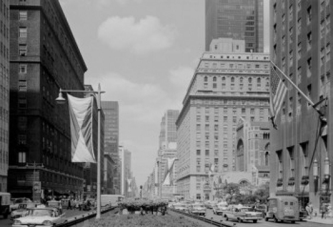 USA New York State New York City Park Avenue seen from 49th Street Canvas Art - (24 x 36)