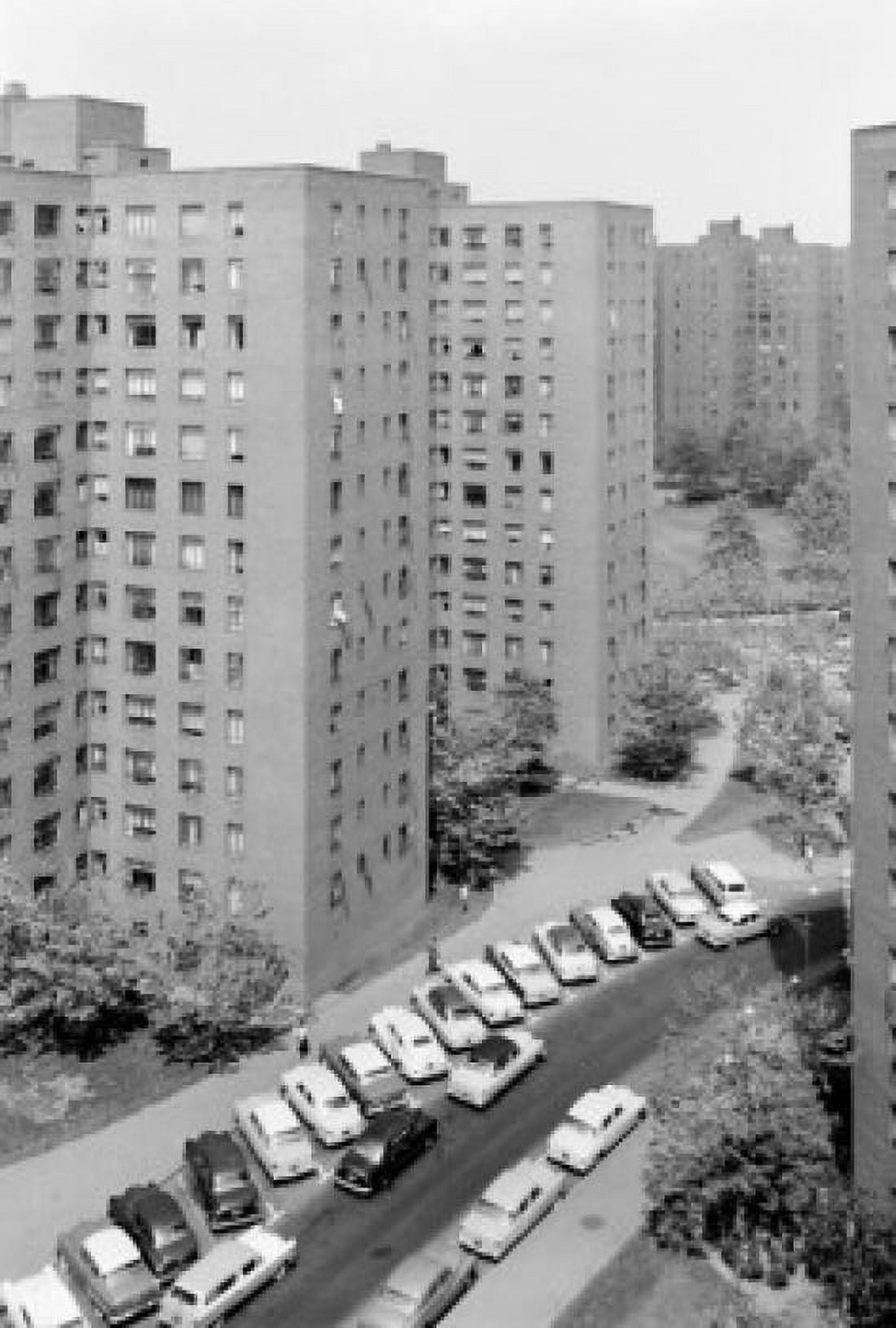USA New York State New York City Stuyvesant housing development Canvas Art - (18 x 24)