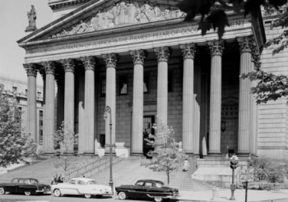 USA New York State New York City Supreme Court building of New York County Canvas Art -  (24 x 36)