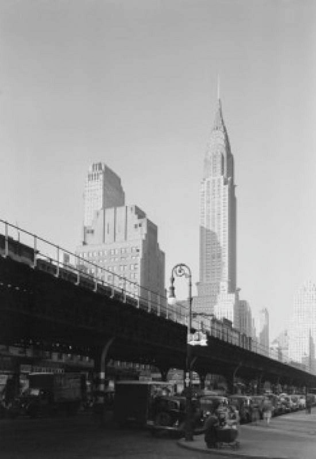 USA New York State New York City Upper Midtown Manhattan view on Chrysler Building Canvas Art - (24 x 36)