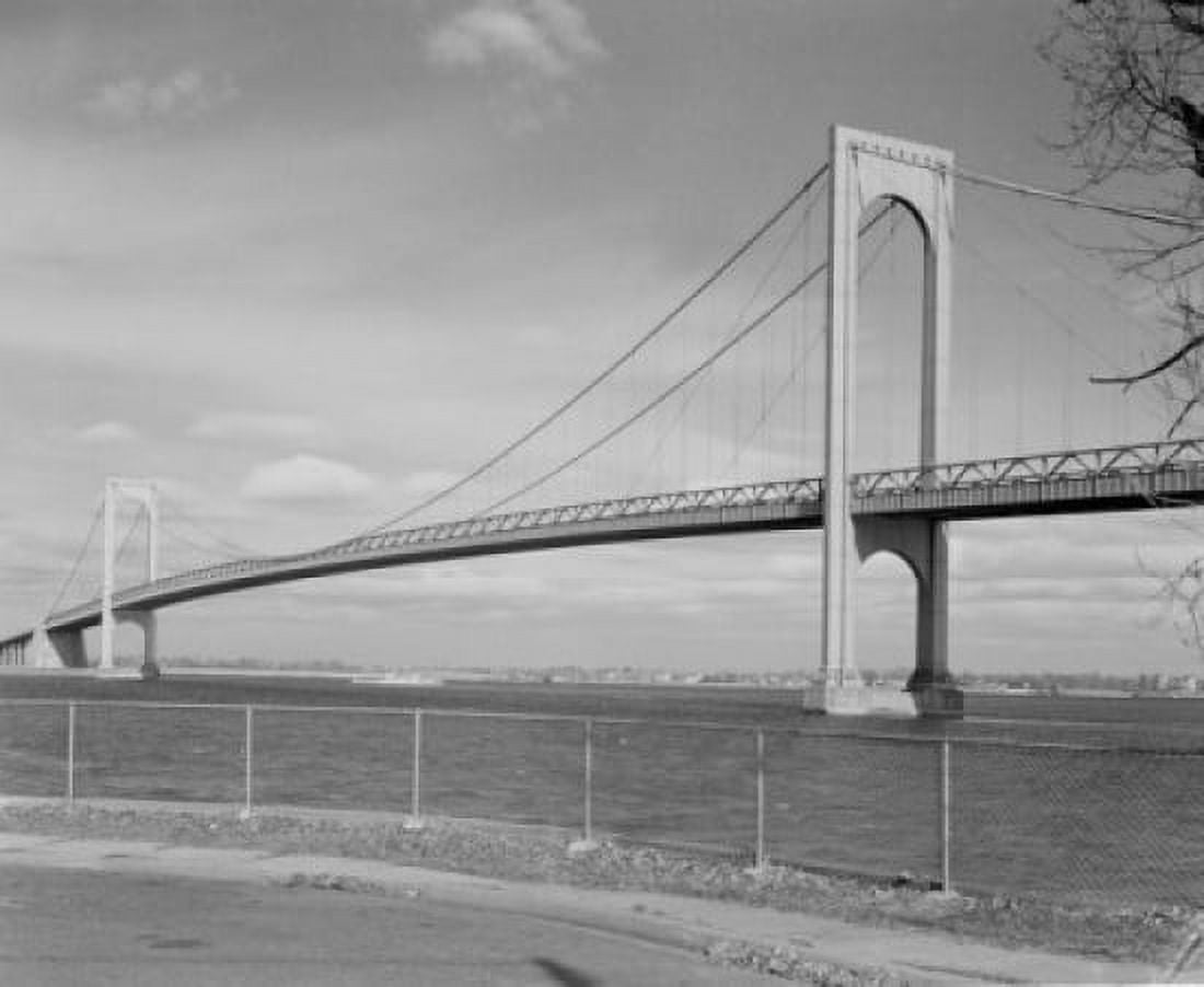 USA New York State New York City Whitestone Bridge from Queens to The Bronx Canvas Art - (24 x 36)