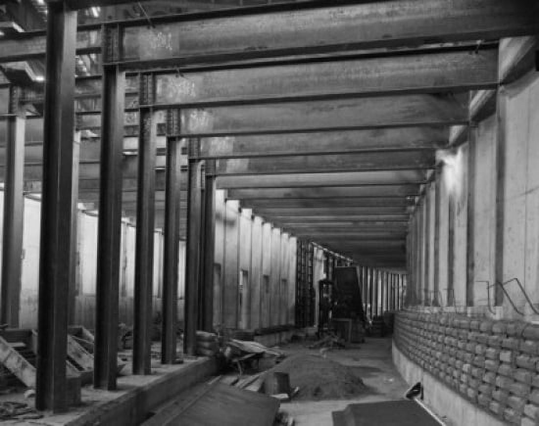 USA New York State New York City subway construction Canvas Art - (18 x 24)