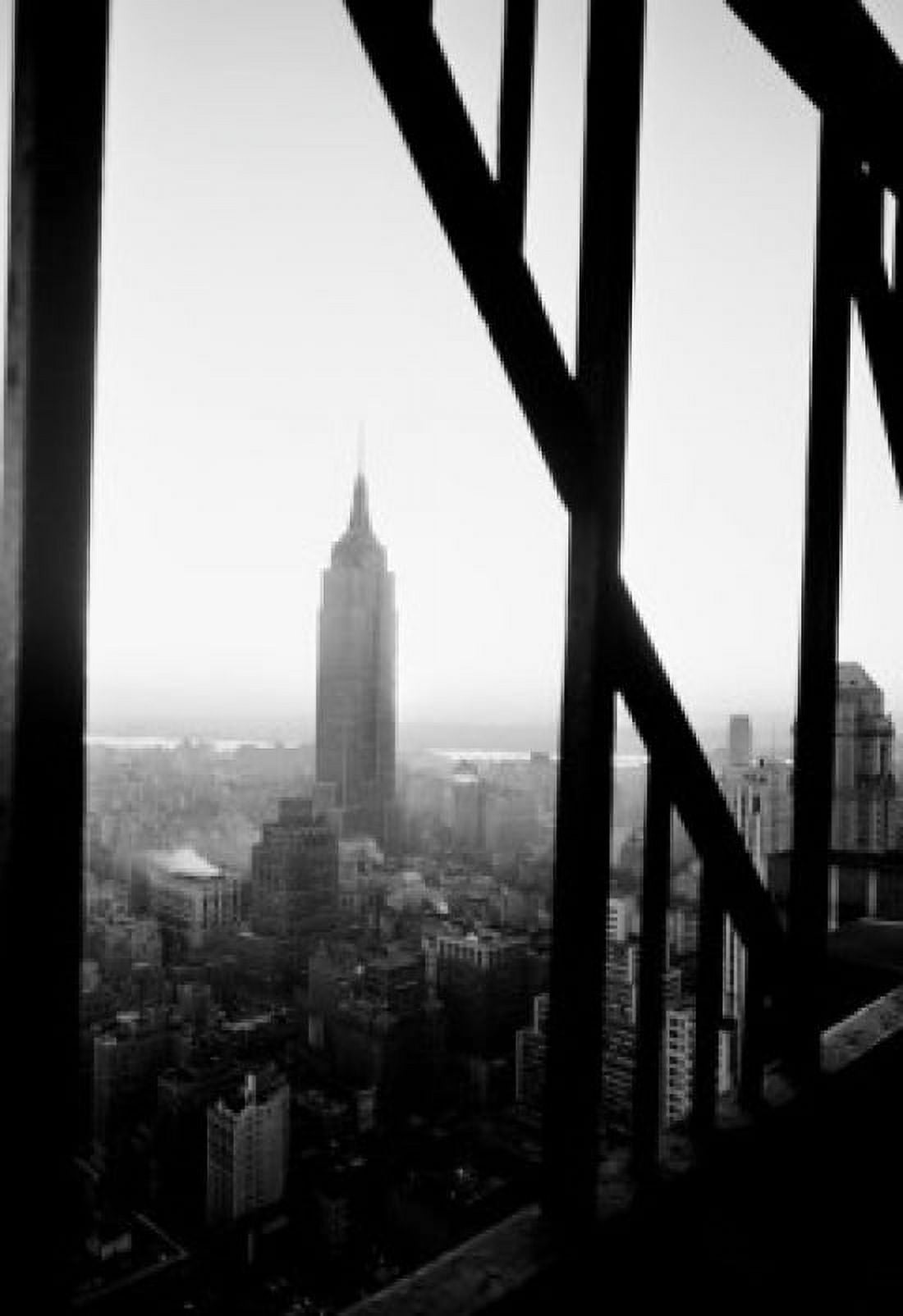 USA New York State New York City view of Empire State building from midtown area Canvas Art - (24 x 36)