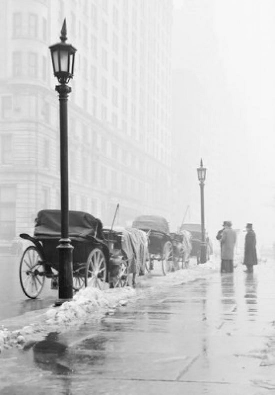 USA New York State New York City view of Plaza at 16th Street and Central Park Canvas Art -  (24 x 36)
