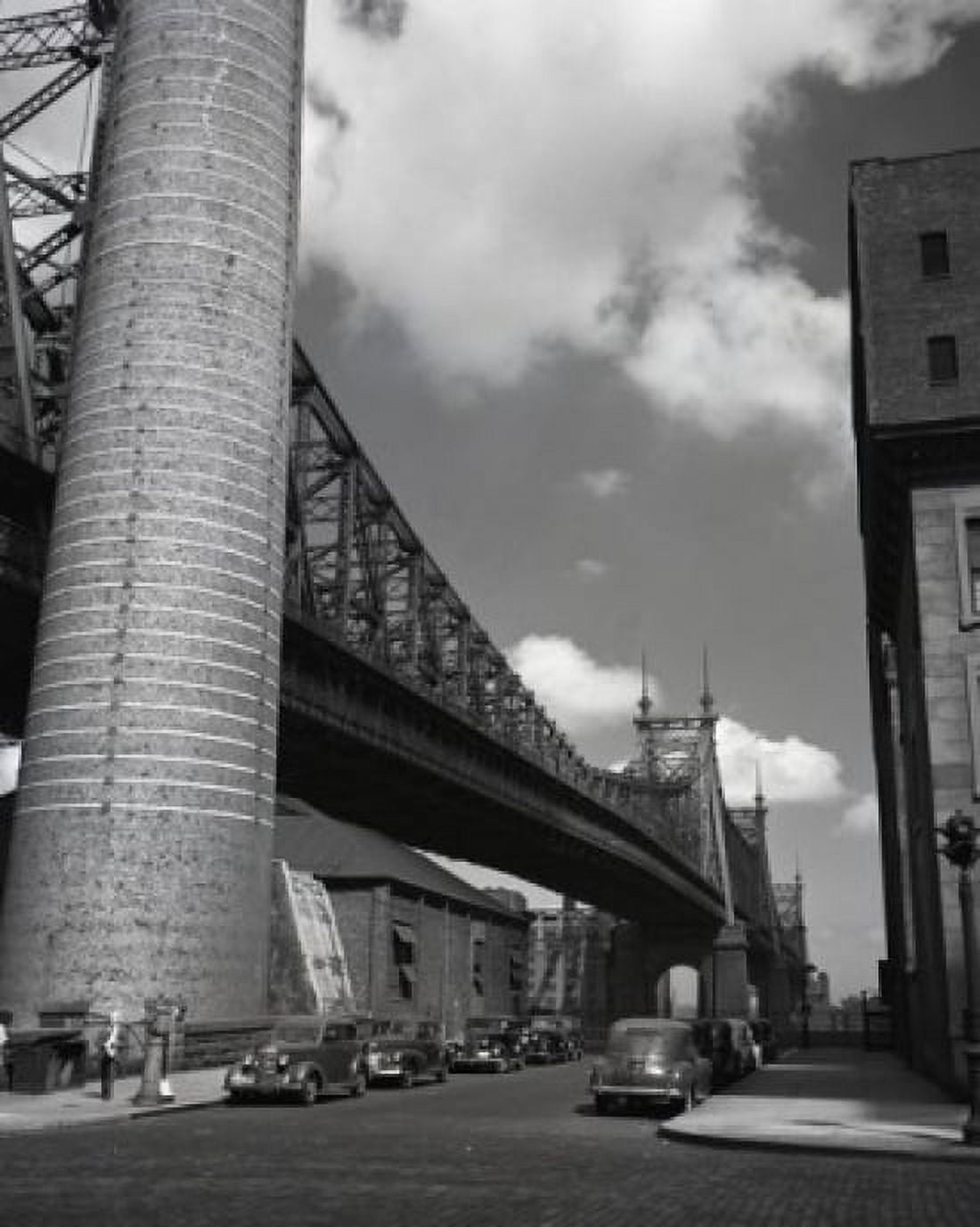 USA New York State New York city bridge Canvas Art - (24 x 36)