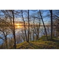 thumbnail image 1 of USA New York State. Spring sunset through the trees St. Lawrence River Thousand Islands. Poster Print by Chris Murray, 1 of 3