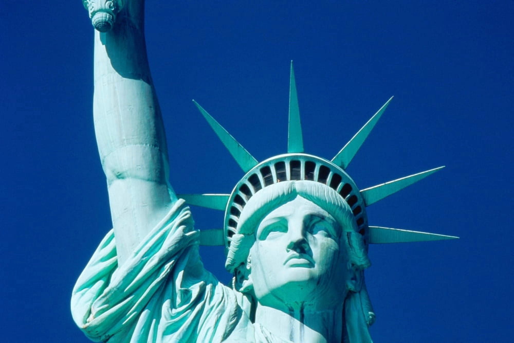 USA New York Statue of Liberty Canvas Art - Panoramic Images (24 x 36)