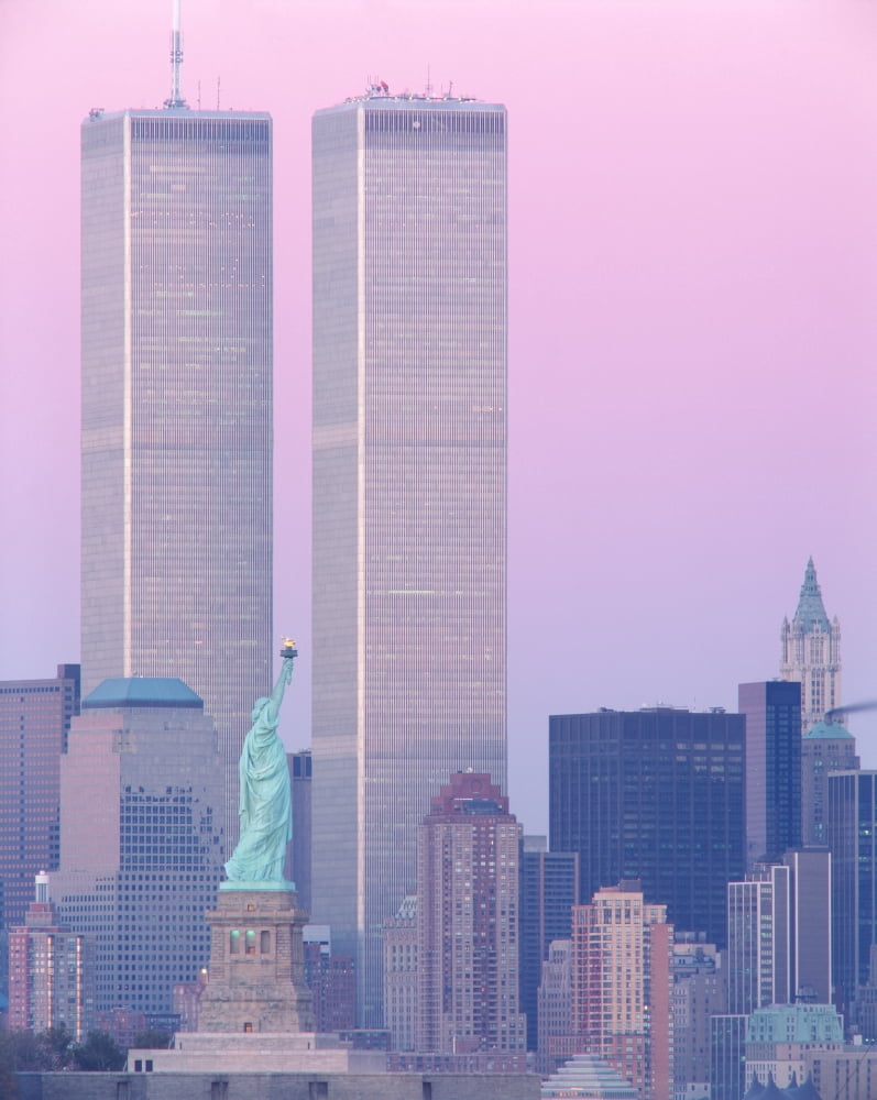 USA New York Statue of Liberty Canvas Art - Panoramic Images (9 x 27)