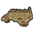 thumbnail image 1 of USA North Carolina State Map Wooden Magnet Souvenir Fridge Magnet Gift, 1 of 4