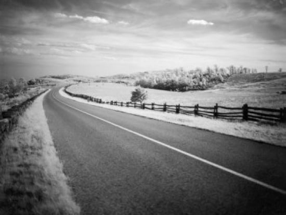 USA North Carolina pastures along Blue Ridge Parkway near Horse Gap adjacent to Doughton Park Canvas Art - (24 x 36)