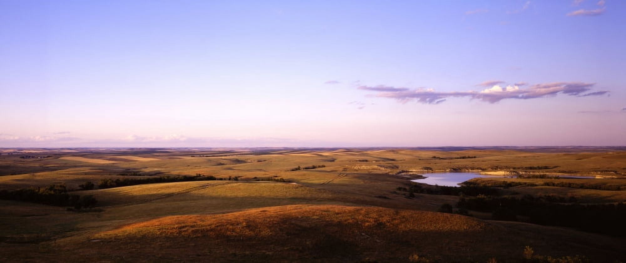 USA North Dakota Stark County Canvas Art - Panoramic Images (27 x 9)