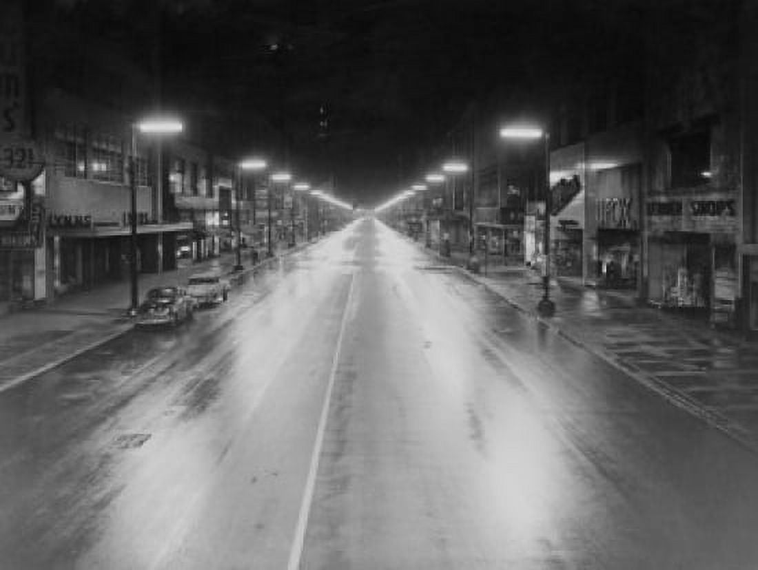 USA Ohio Cleveland Lights on Euclid Avenue Canvas Art - (24 x 36)