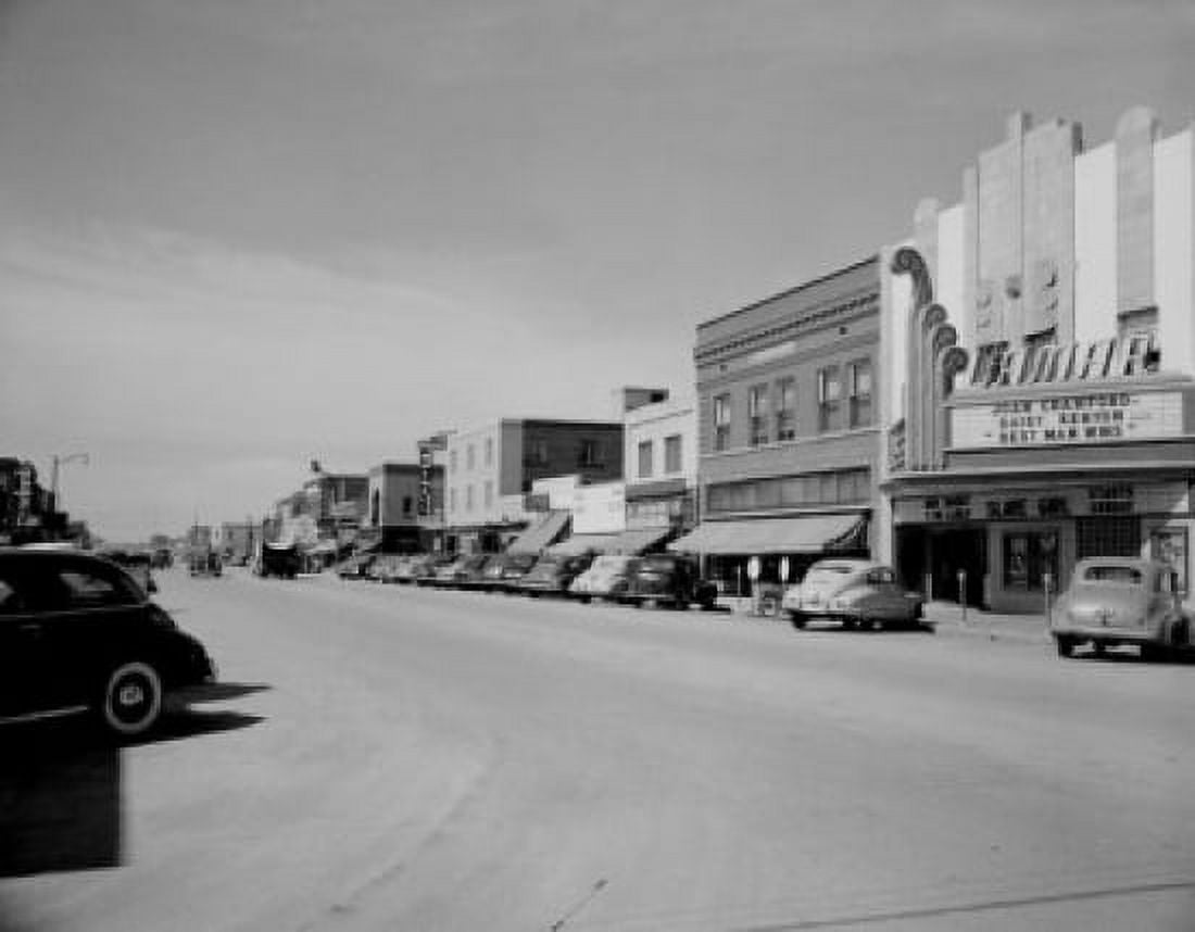USA Oklahoma Lamar Main Street Canvas Art - (24 x 36)