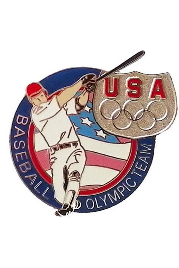 USA Olympic Team Athletes Baseball Pin