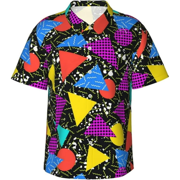 USA One Hundred Dollars Mens Hawaiian Shirt Short Sleeve Casual Button Up Tropical Summer Beach Shirt