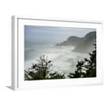 thumbnail image 1 of Art.com USA, Oregon. Seal Cove in fog on Pacific Coast Scenic Byway between Florence and Newport. Photographic Print by Alison Jones, White Frame Wall Art, 29" x 21", 1 of 5