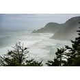 thumbnail image 1 of Art.com USA, Oregon. Seal Cove in fog on Pacific Coast Scenic Byway between Florence and Newport. Photographic Print by Alison Jones, 36" x 24", 1 of 4