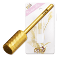 thumbnail image 1 of USA PANA 3/32" Gold Shank Size Professional Flat Top Large Barrel Safety Nail Carbide Drill Bit - (Fine, Gold), 1 of 5