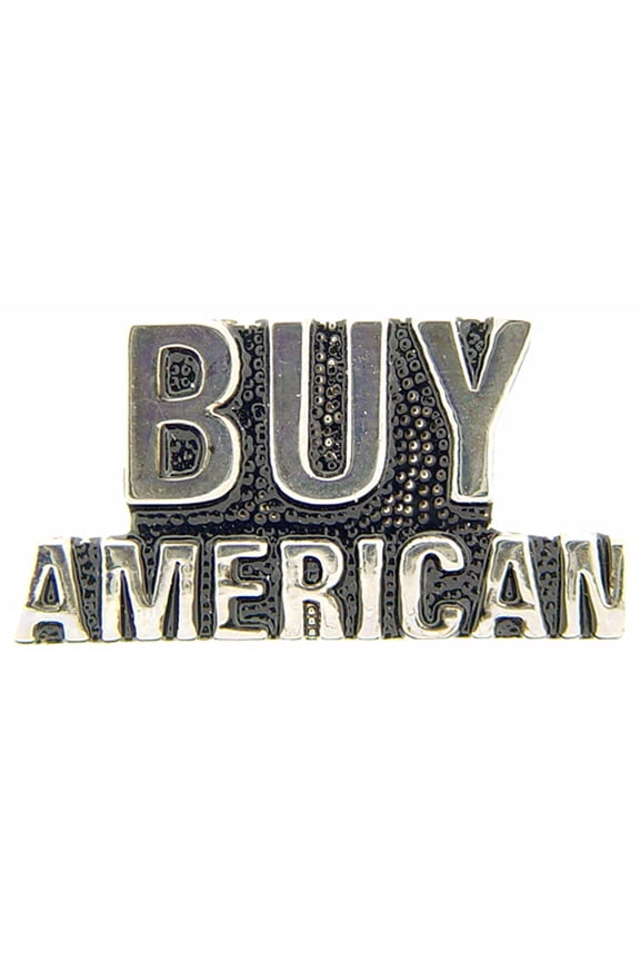 USA & PATRIOTIC, BUY AMERICAN - Officially Licensed Originals, Enamel Lapel Pin - 1"