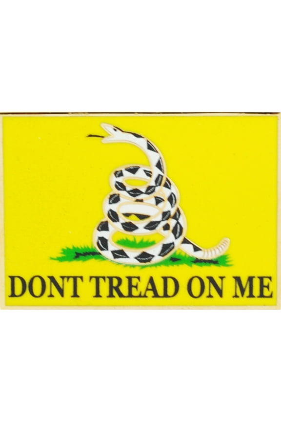 USA & PATRIOTIC, DON'T TREAD ON ME - Original Artwork, Expertly Designed PIN - 1.5"