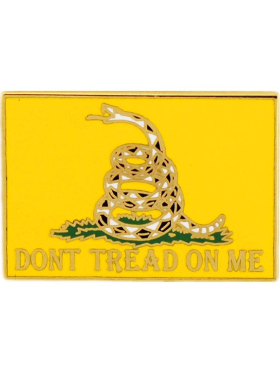 USA & PATRIOTIC, Don't Tread on me - Officially Licensed Originals, Expertly Designed Enamel Pin -1"
