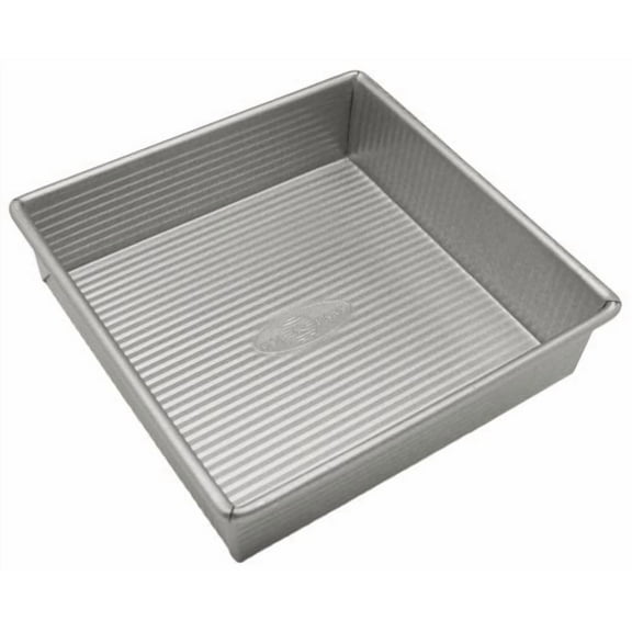 USA Pan Bakeware Nonstick 8 inch Square Cake Pan, Aluminized Steel