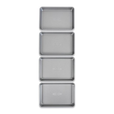 USA Pan Mini Sheet Pan Set, Set of 4, Nonstick Bakeware, Aluminized Steel