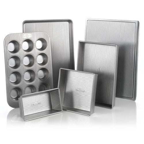 USA Pan Nonstick 6-Piece Bakeware Set, Aluminized Steel