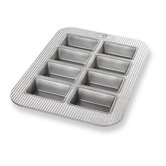 Pan Nonstick Mini Loaf Pan, 8 Well