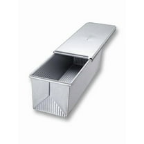 USA Pan Pullman Loaf Pan with Cover, 13x4x4 inches, Aluminized Steel