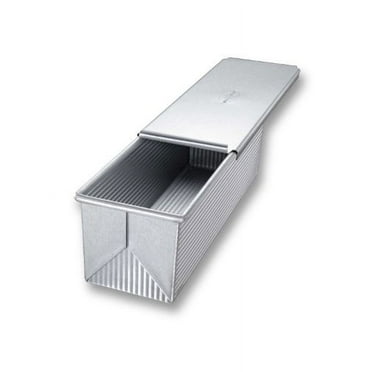 USA Pan Pullman Pan Loaf Pan, 13x4x4 inches, Aluminized Steel