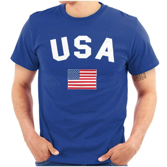USA Patriot 4th of July Memorial Day Men's Graphic T Shirt Tees Brisco Brands S