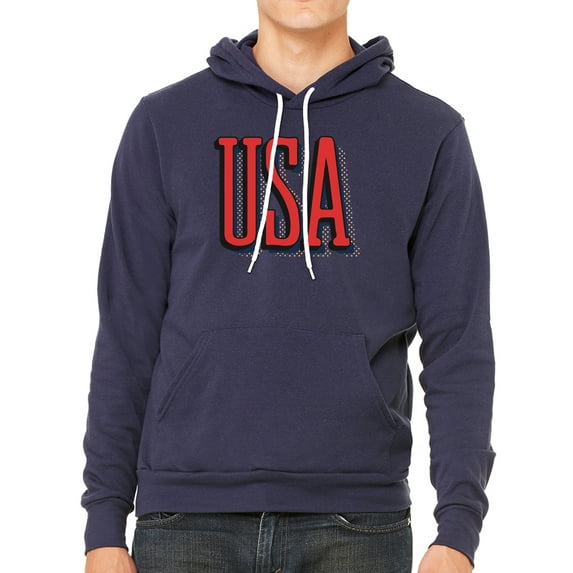 USA Patriot Hoodie, 4th of July Sweater, Unisex Graphic hoodies - Navy MH200HOODPATRIOT S24 S