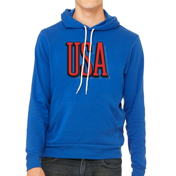 USA Patriot Hoodie, 4th of July Sweater, Unisex Graphic hoodies - Royal MH200HOODPATRIOT S24 XS
