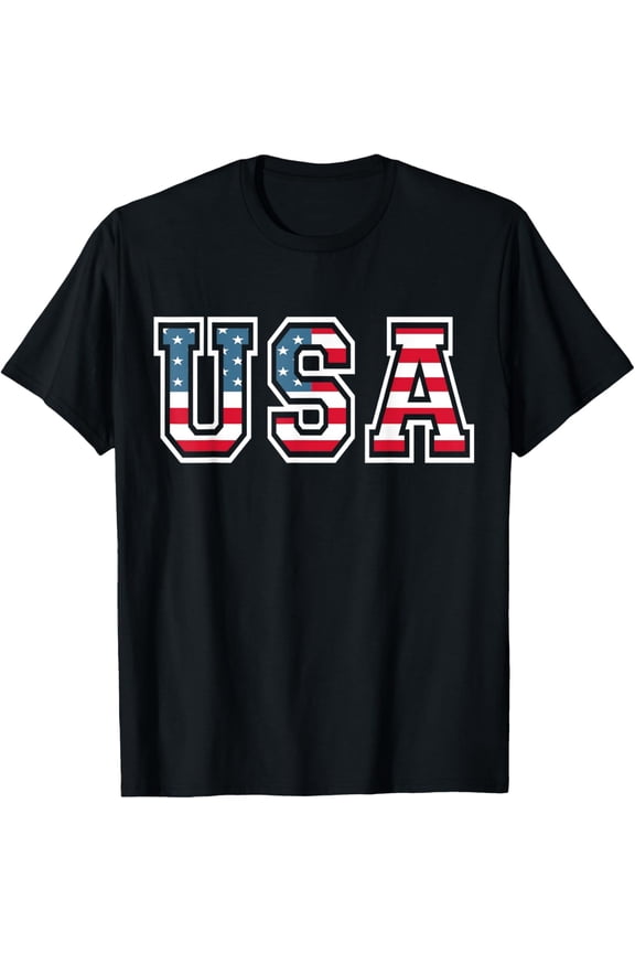 USA Patriotic American Flag For Men Women Kids Boys Girls US T-ShirtMen and women can wear, black T-shirts, gifts. Age: M,L,XL 2XL, 3XL, 1191XL