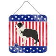 thumbnail image 1 of USA Patriotic Black Border Collie Wall or Door Hanging Prints, 1 of 1