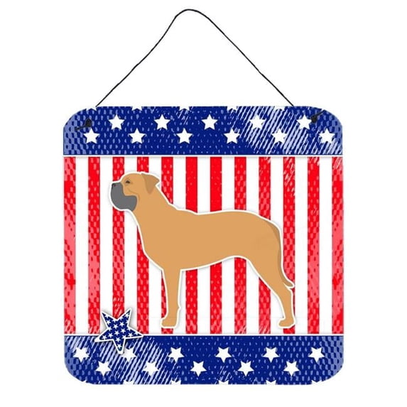USA Patriotic Bullmastiff Wall or Door Hanging Prints