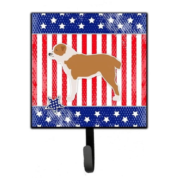 USA Patriotic Central Asian Shepherd Dog Leash or Key Holder
