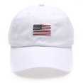 thumbnail image 1 of USA Patriotic Cotton American Flag Embroidered Patch Baseball Cap Hat, 1 of 5