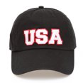 thumbnail image 1 of USA Patriotic Cotton American Flag Embroidered Patch Baseball Cap Hat, 1 of 5