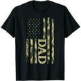 thumbnail image 1 of USA Patriotic Dad Father's Day American Flag 4th Of July Dad T-Shirt, 1 of 4