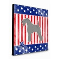 thumbnail image 1 of Carolines Treasures  8 x 8 x 0.625 in. USA Patriotic Kerry Blue Terrier Artwork Panel Wall Decor, 1 of 1
